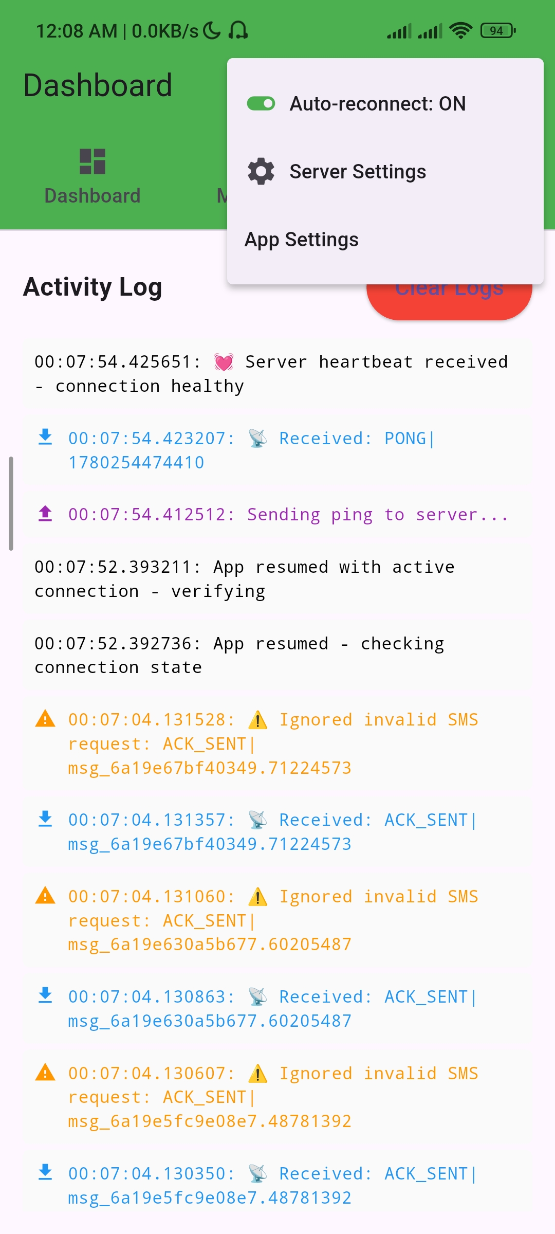 TextFlow – SMS Management and Alert System - Screenshot 4